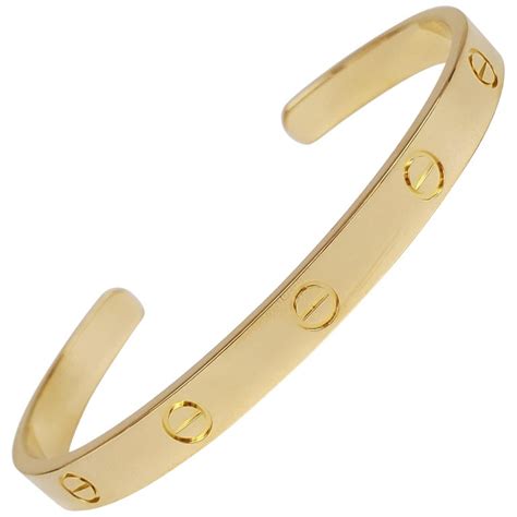 cartier love open bracelet|largest men's cartier love bracelet.